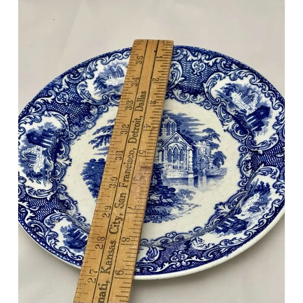 Antique Petrus Regout Maastricht Abbey 8 7/8